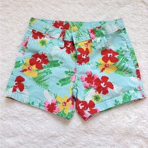 Girls floral shorts age 7